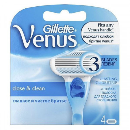 Gillette Venus Smooth Rezerve pentru Aparat de Ras pentru Femei 4bucati