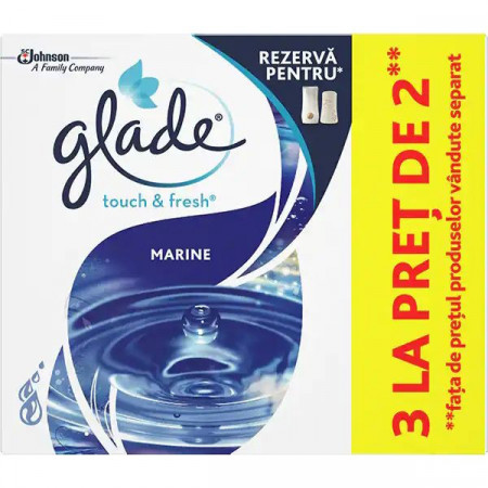 Glade Touch&Fresh Marine Rezerva 3bucati x 10ml