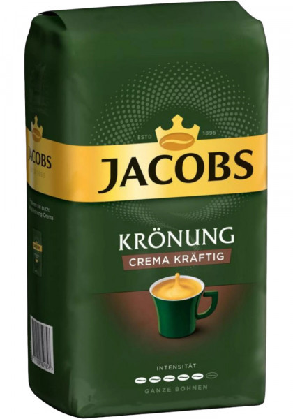 Jacobs Kronung Crema Kraftig Cafea Boabe Prajita 1Kg