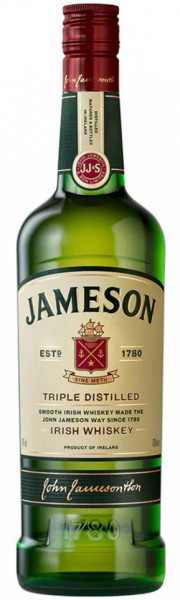 Jameson Irish Whisky 40% Alcool 700ml