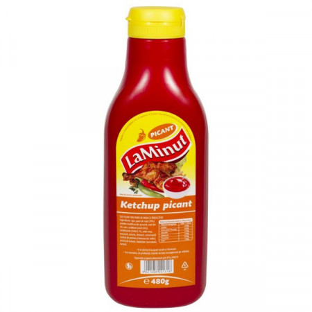 La Minut Ketchup Picant 480g
