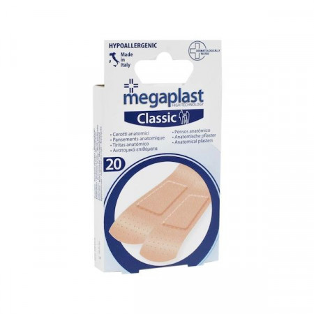 Megaplast Plasturi Impermeabili Asortati 20bucati