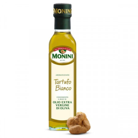 Monini Condiment Aromatizat cu Trufe Albe cu Ulei de Masline Extra Virgin 98.57% 250ml