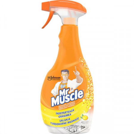 Mr.Muscle Detergent Dezinfectant cu Pulverizator pentru Bucatarie cu Aroma de Citrice 500ml