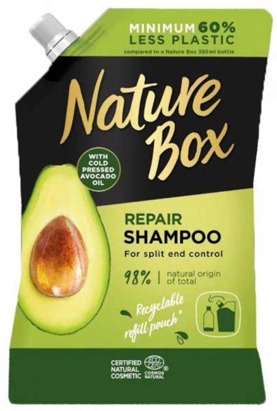 Nature Box Repair Shampoo Rezerva de Sampon cu Ulei de Avocado presat la Rece 500ml
