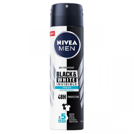 Nivea Men Black&White Invisible Fresh Anti-Perspirant 150ml