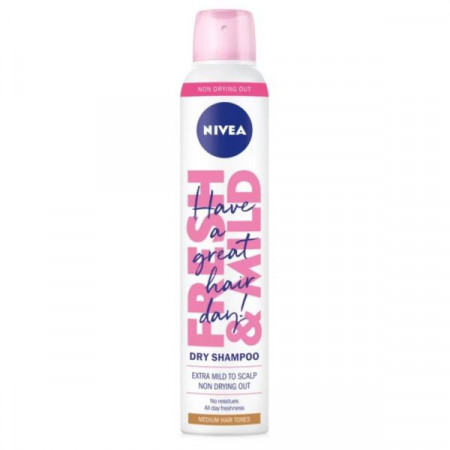 Nivea Sampon Uscat pentru Par Saten 200ml