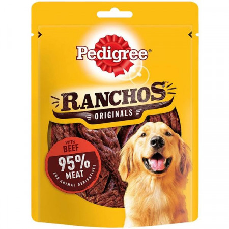Pedigree Ranchos Originals cu Carne de Vita 95% 70g