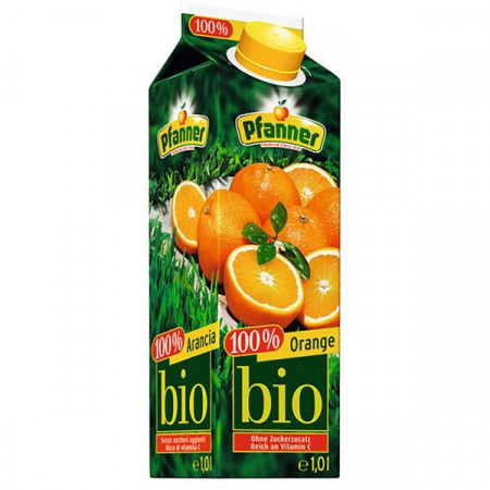 Pfanner Suc Ecologic 100% de Portocale 1L
