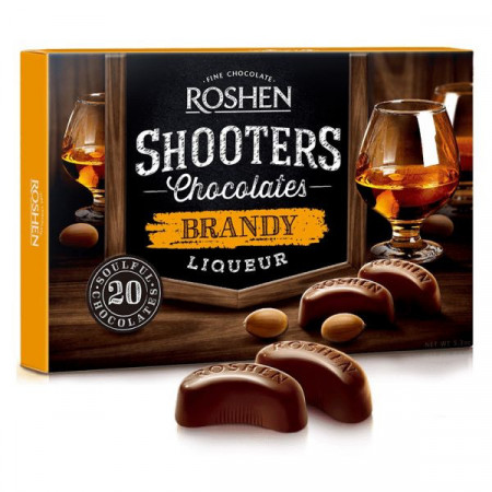 Roshen Shooters Praline cu Lichior de Brandy 150g