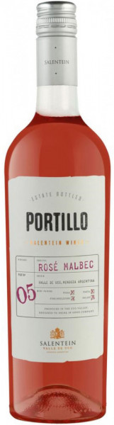 Salentein Portillo Rose Malbec Vin Rose Sec 13% Alcool 750ml