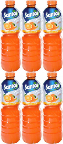 Santal Active Drink Suc Natural de Portocale si Morcovi 6 buc x 1.5L