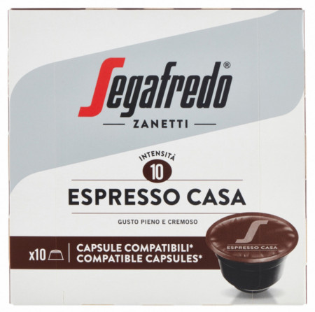 Segafredo Espresso Casa Amestec de Cafea Prajita si Macinata in Capsule 10 buc x 7.5g