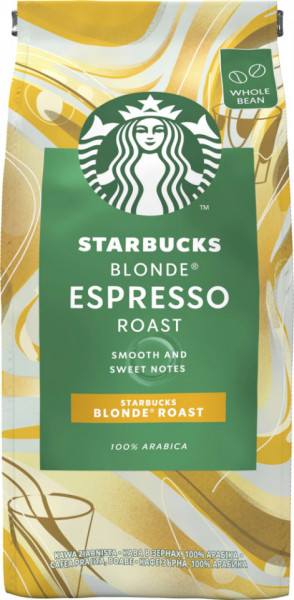 Starbucks Espresso Roast Blonde Roast Cafea Boabe Prajita 200g