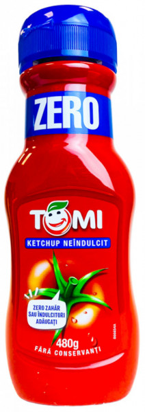 Tomi Ketchup Neindulcit 480g