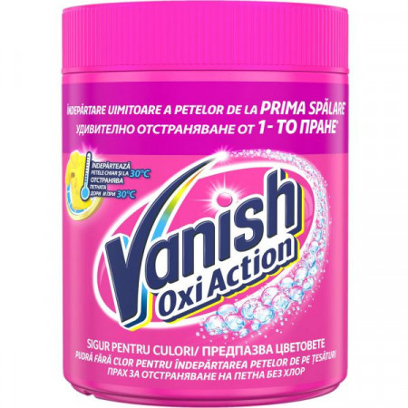 Vanish Oxi Action Pink Pudra pentru Indepartat Pete 423g