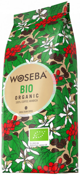 Woseba Cafea Ecologica Boabe si Prajita 500g
