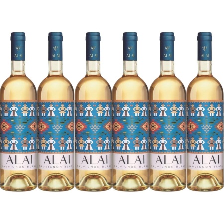 ALAI SAUVIGNON BLANC demisec bax 0.75L x 6 sticle