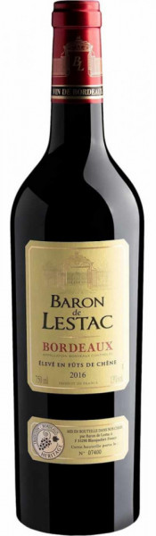 Baron de Lestac Vin Rosu Sec 13.5% Alcool 750ml