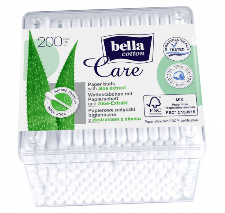 Bella Care Betisoare Igienice din Hartie 200 buc