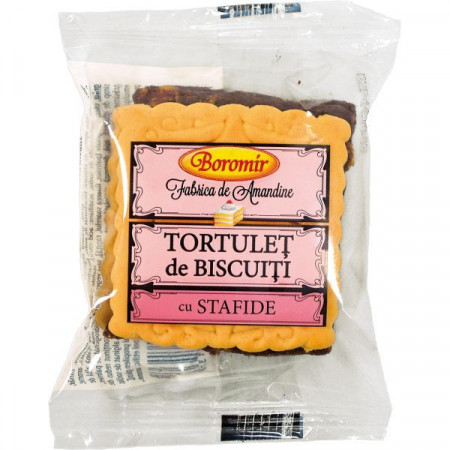 Boromir Tortulet de Biscuiti cu Stafide 50g