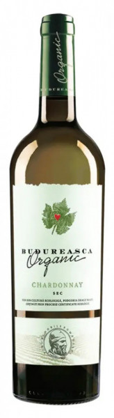 Budureasca Organic Chardonnay Vin Alb Sec 13% Alcool 750ml