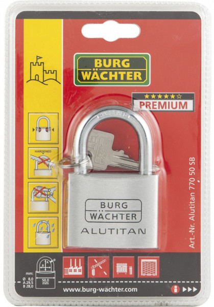 Burg Wachter Lacat din Aluminiu 50SB 770