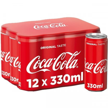 Coca Cola Bautura Racoritoare Carbogazoasa 12bucati x 330ml