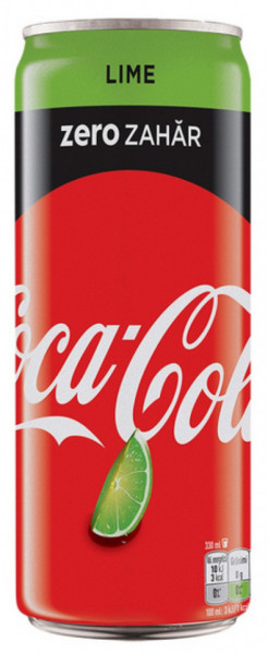 Coca Cola Bautura Racoritoare Carbogazoasa cu Suc de Lamaie Verde 330ML