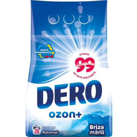 Dero Detergent de Rufe Pudra Automat Ozon+ Briza Marii pentru 20 Spalari 2kg