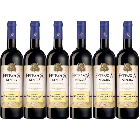 Domeniile Samburesti Feteasca Neagra bax 0.75L x 6 sticle