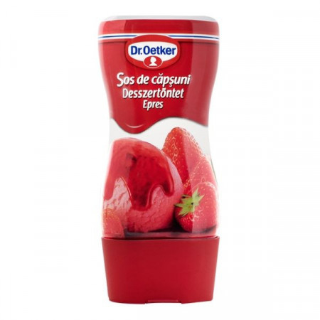 Dr.Oetker Topping pentru Desert cu Aroma de Capsuni 200g