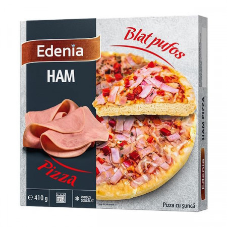 Edenia Pizza cu Sunca 410g