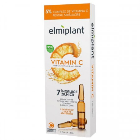 Elmiplant Vitamin C Fiole Iluminatoare Anti-Ageing 7fiole x 1.3ml