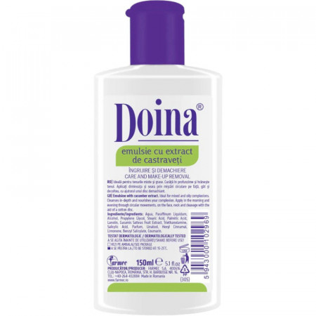 Emulsie Doina cu Extract de Castraveti 150ml