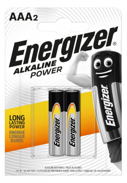 Energizer Baterii Alkaline Power AAA 2buc