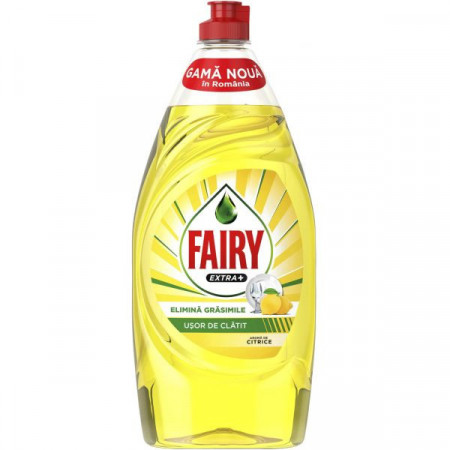 Fairy Detergent de Vase Lichid Extra+ cu Aroma de Citrice 900ml