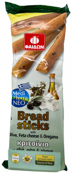Fedon Grisine Mediterraneo cu Masline Branza Feta si Oregano 125g