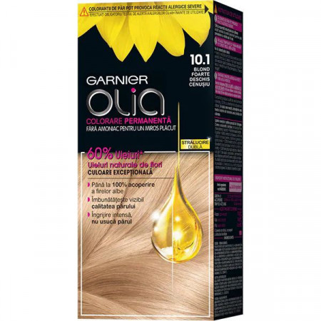 Garnier Olia Vopsea de Par fara Amoniac Nr.10.1 Blond Foarte Deschis Cenusiu