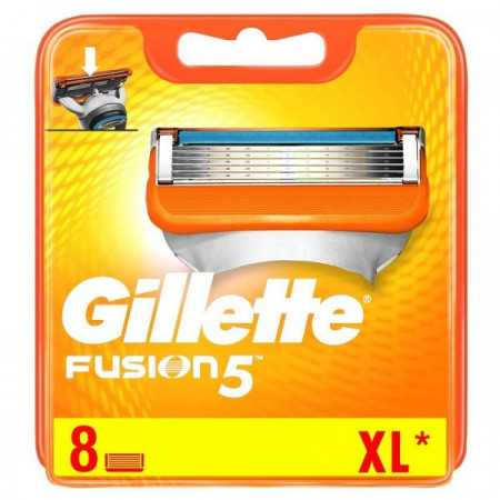 Gillette Fusion 5 Rezerve pentru Aparat de Ras 8bucati