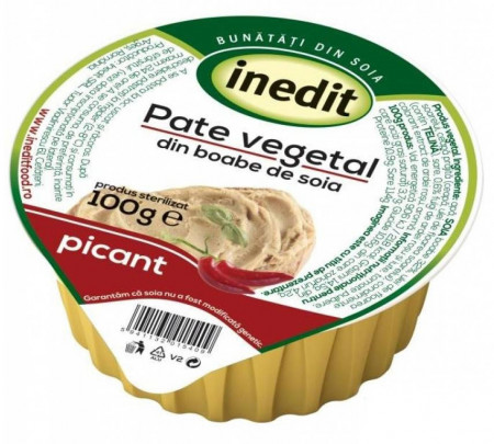 Inedit Pate Vegetal din Boabe de Soia Picant 100g