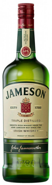 Jameson Irish Whisky 40% Alcool 1L