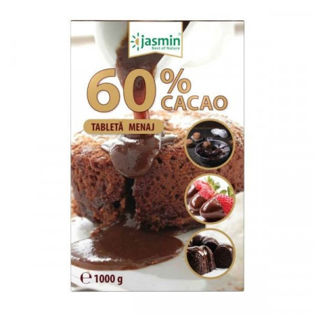Jasmin Tableta Menaj 60% Cacao 1Kg