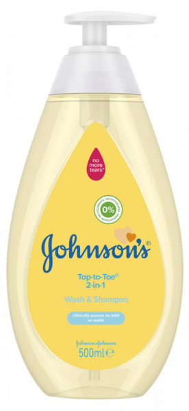 Johnson's 2in1 Lotiune de Spalare si Sampon 500ml