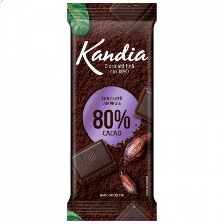 Kandia Ciocolata 80% Cacao 80g