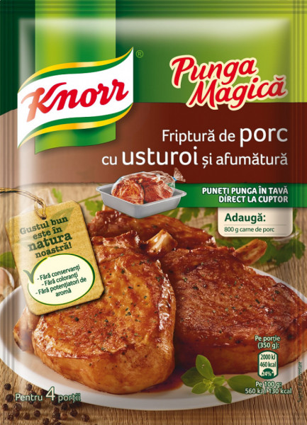 Knorr Punga Magica Mix de Condimente pentru Friptura de Porc cu Usturoi si Afumatura 29g