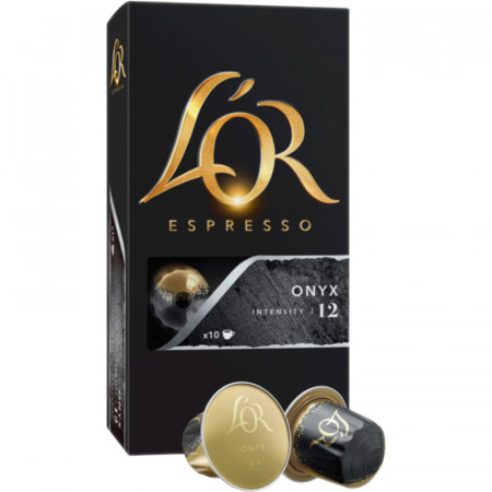 L'or Espresso Onyx Capsule de Aluminiu Cafea Prajita si Macinata 10 capsule 52g