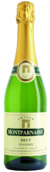 Montparnasse Vin Spumant Brut Mousseux 10.5% Alcool 750ml