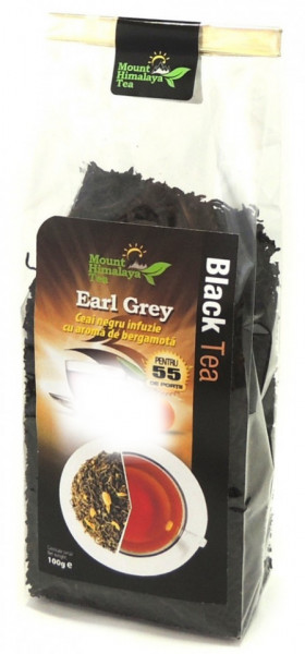 Mount Himalaya Ceai Negru Infuzie cu Aroma de Bergamota 100g