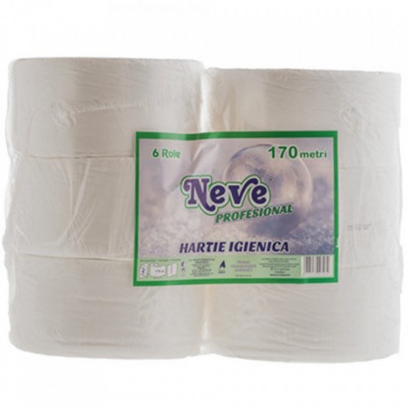 Neve Profesional Hartie Igienica 170m 2 Straturi 6 Role